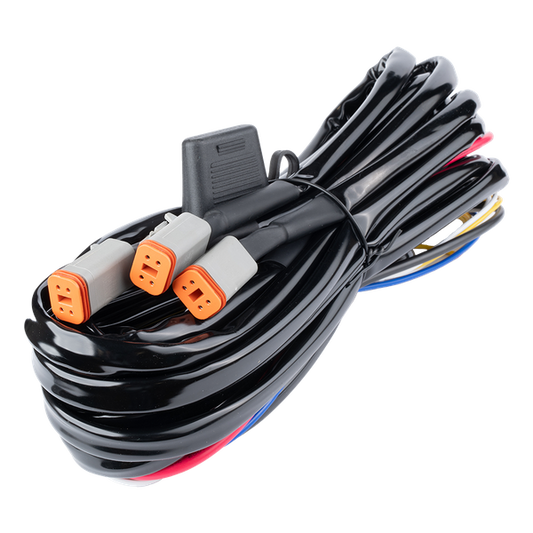 Luxtar Relæ kabelsæt DT-4 X3 12V 80A Relæ