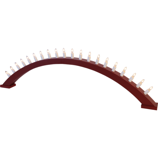 Ljusstake Kulle Röd