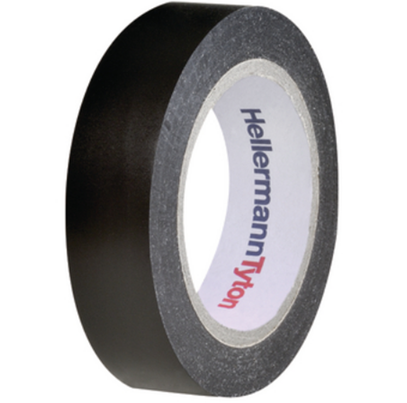 El-tape PVC 15mm x 10m Sort