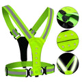 LED Reflex Vest - Sportglo White & Red