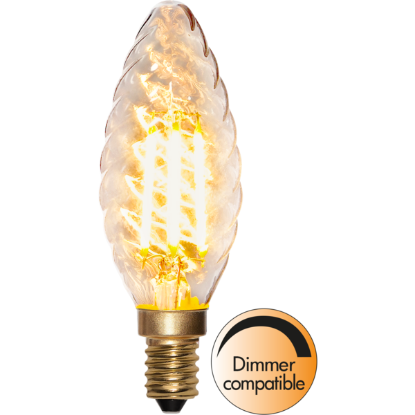 Star Trading - LED LAMP E14 TC35 Soft Glow - 0,8W - 2100K