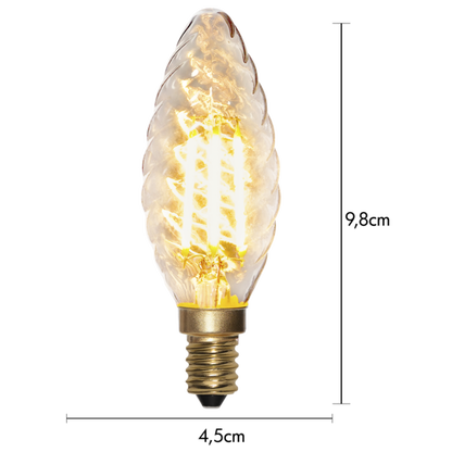 Star Trading - LED LAMP E14 TC35 Soft Glow - 0,8W - 2100K