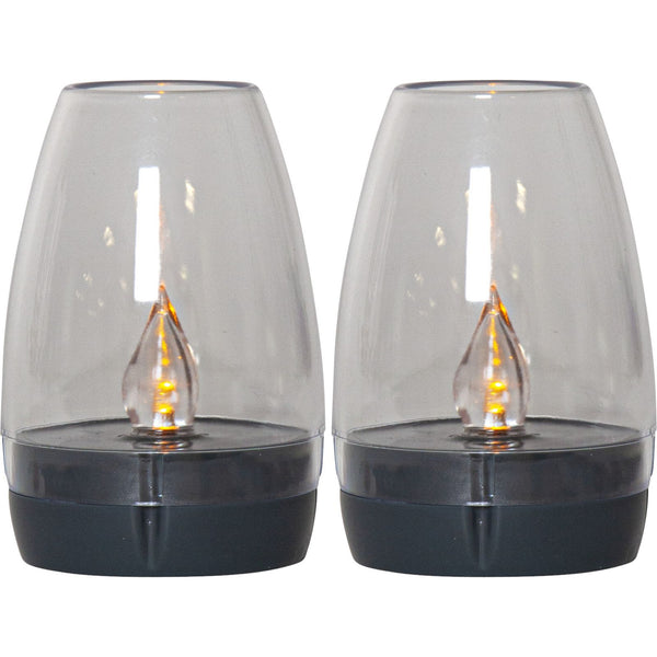 Star Trading - Solar Cell Lighting - Solar Cell Decoration Tropea - Graphite - 9 cm