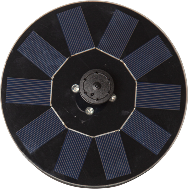 Star Trading - Solcellebelysning - Solcelle dekoration Fountain - Sort - 10cm Lysfarve RGB (Rød-Grøn-Blå)