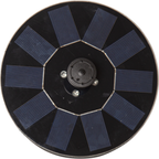 Star Trading - Solcellebelysning - Solcelle dekoration Fountain - Sort - 10cm Lysfarve RGB (Rød-Grøn-Blå)