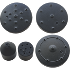 Star Trading - Solcellebelysning - Solcelle dekoration Fountain - Sort - 10cm Lysfarve RGB (Rød-Grøn-Blå)