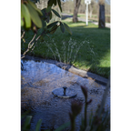 Star Trading - Solcellebelysning - Solcelle dekoration Fountain - Sort - 10cm Lysfarve RGB (Rød-Grøn-Blå)