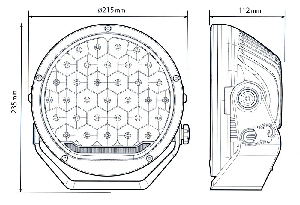 NBB LED | NBB Alpha 225 LED Ekstra Lys | PRO