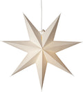 Star Trading - Christmas Star - Paper Star Plain - White - 45 cm
