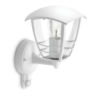 Philips - Creek IR wall lantern white 1x60W 230V