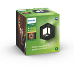 Philips - Parterre væglanterne sort 1x8W 230V