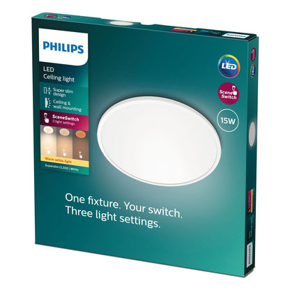 Philips - Superslim CL550 SS RD 15W 27K W WV 06