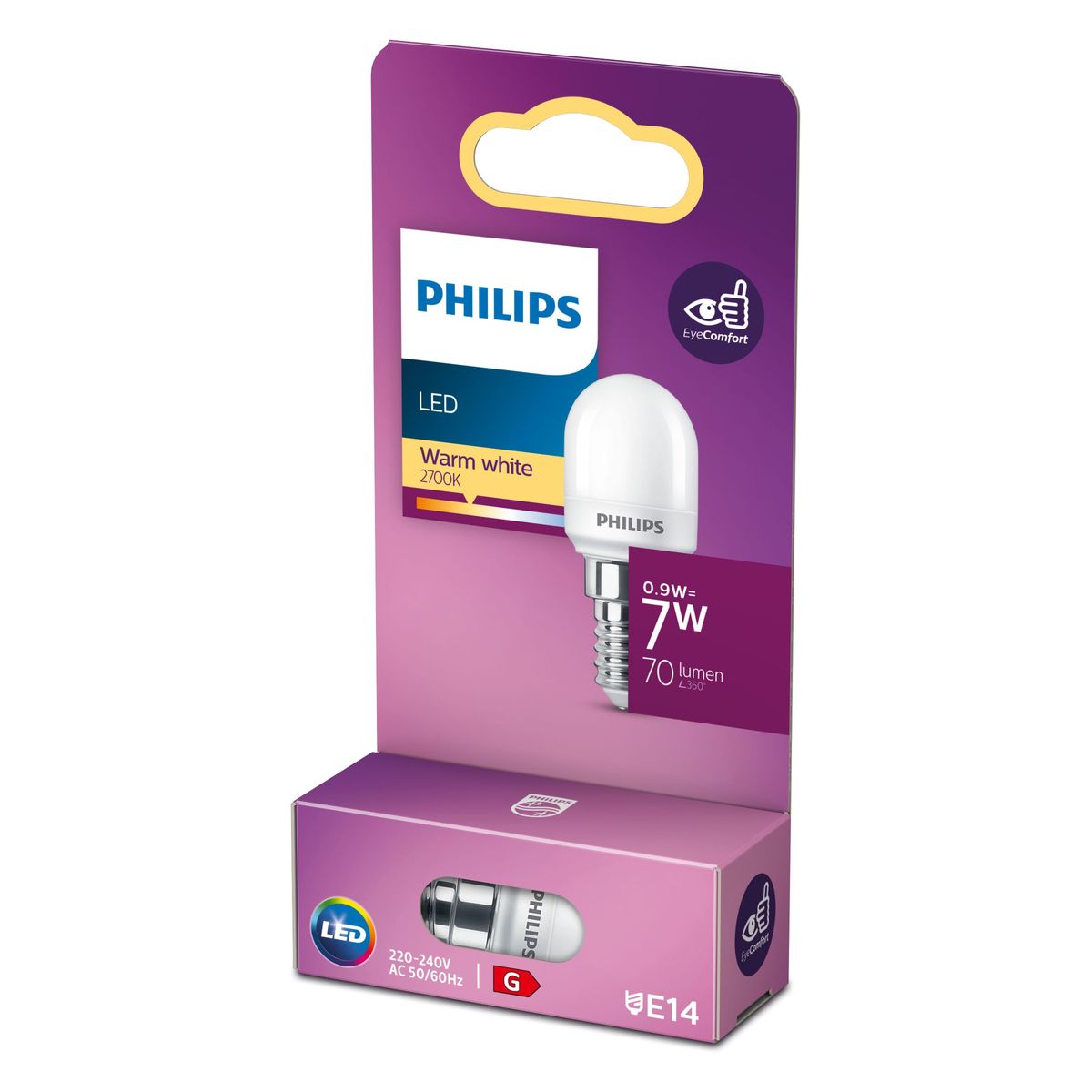 Philips - LED 7W T25 E14 WW FR ND 1SRT6