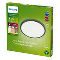 Philips - SuperSlim Ceiling SSW 15W 27K Sort IP54