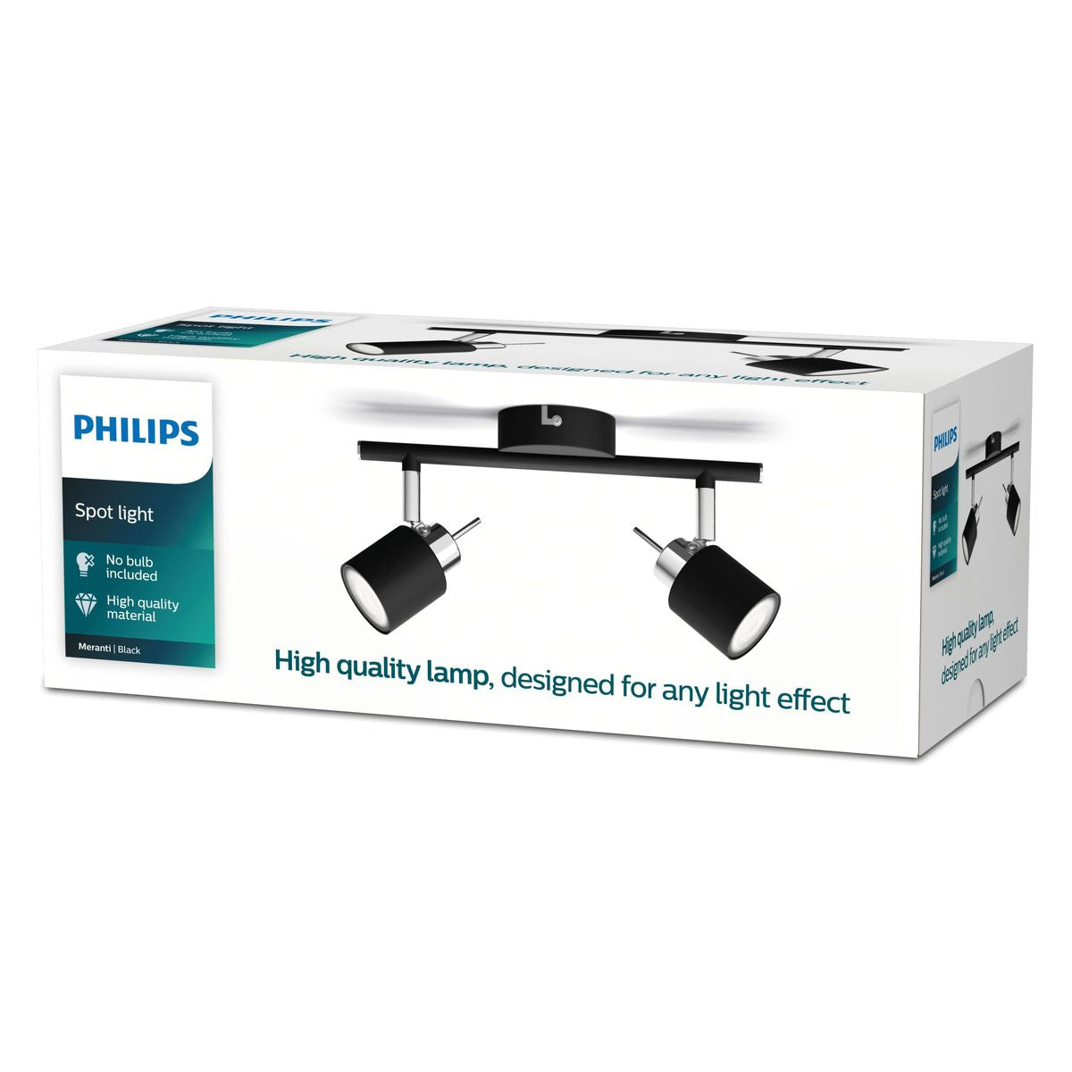 Philips - Meranti bar/tube black 2x35W 230V