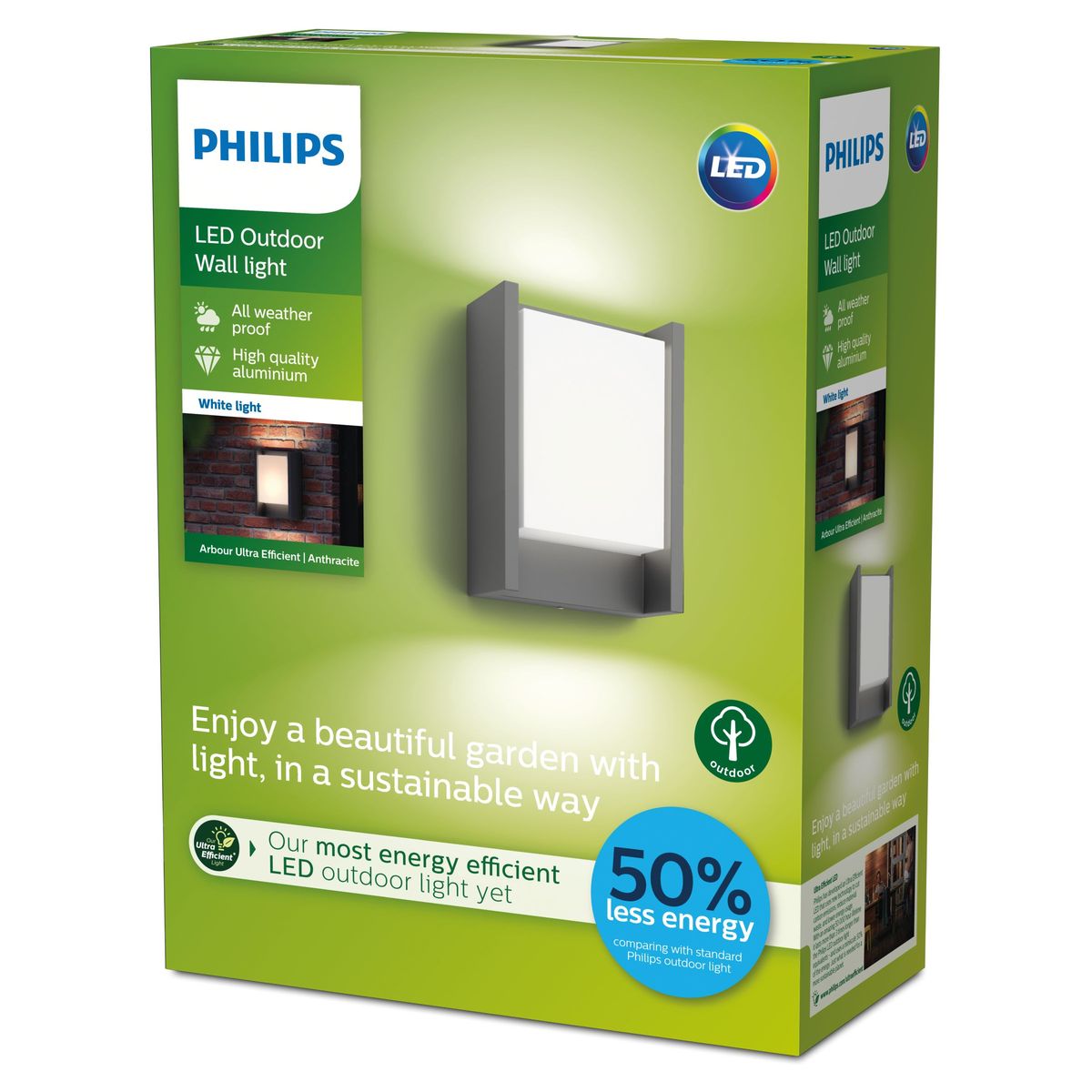 Philips - Arbor Wall En 1x3,8W 30k HV UE