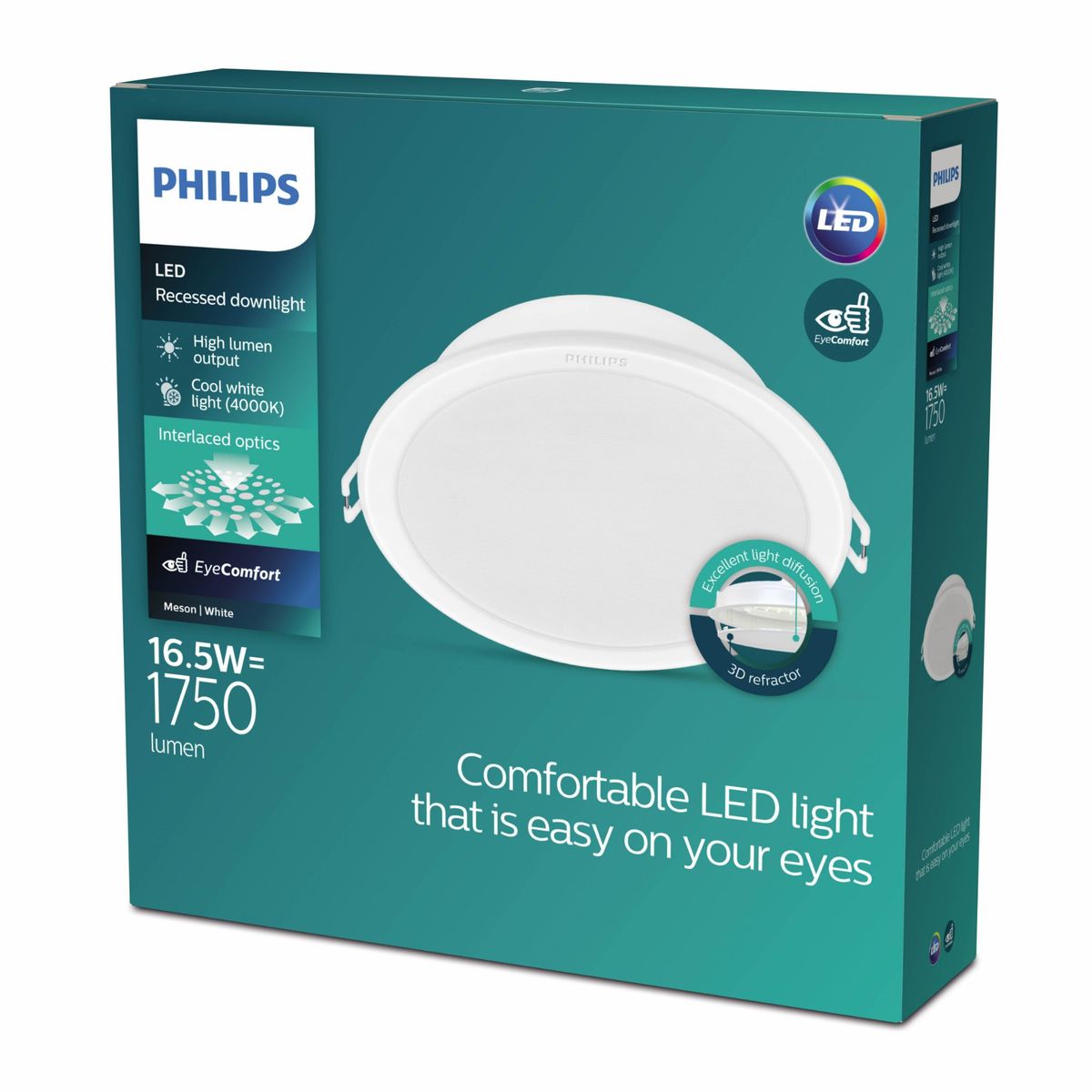 Philips - 59466 MESON 150 16.5W 40K WH recessed
