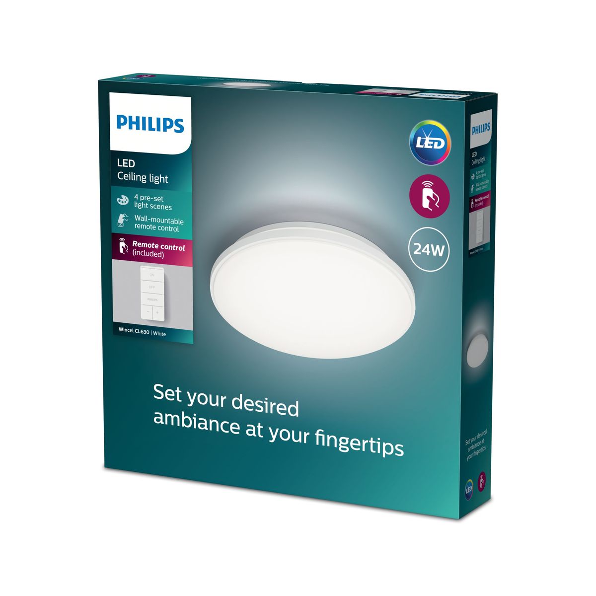 Philips - Wincel CL630 AIO RD 24W 27-40-65K WF RC