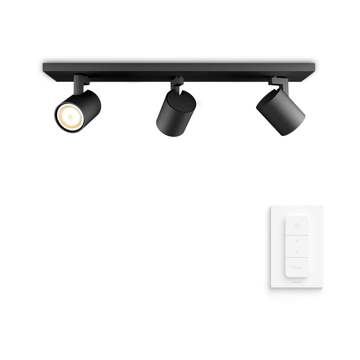 Philips - Runner Hue bar/tube black 3x4.2W