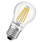 OSRAM LED-LAMPE RUND KLAR (40) E27 DÆM | 3,4W