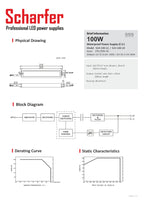 Transformer 230V AC til 24V DC 100W