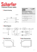 Transformer 230V AC til 12V DC 45W