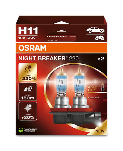 Osram Night Breaker 220 - H11 - 2 -pack