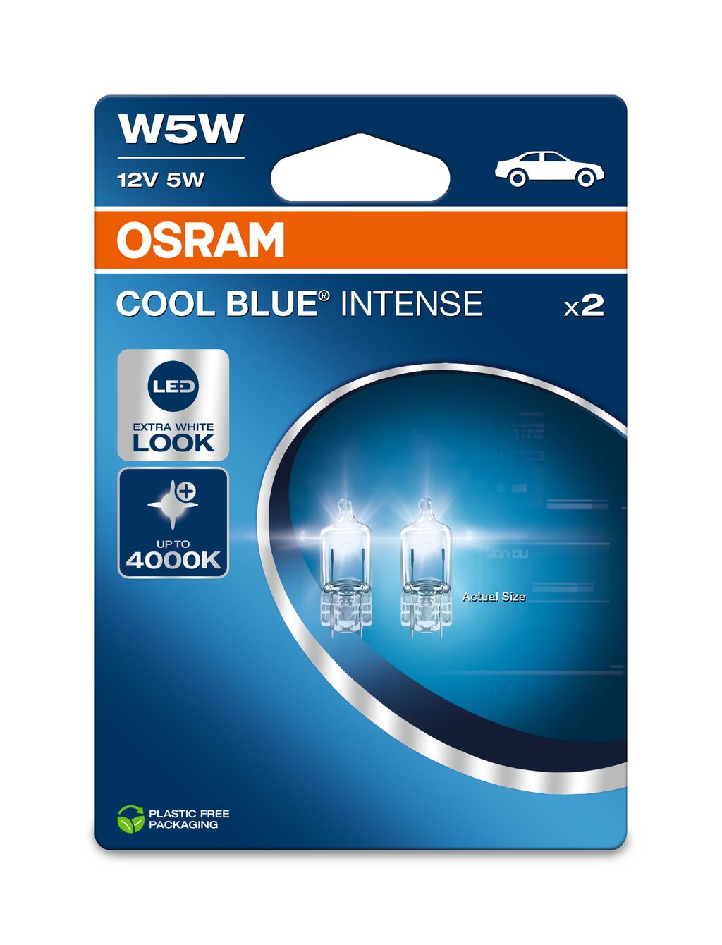 OSRAM - W5W Ekstra pære - 2-pakning