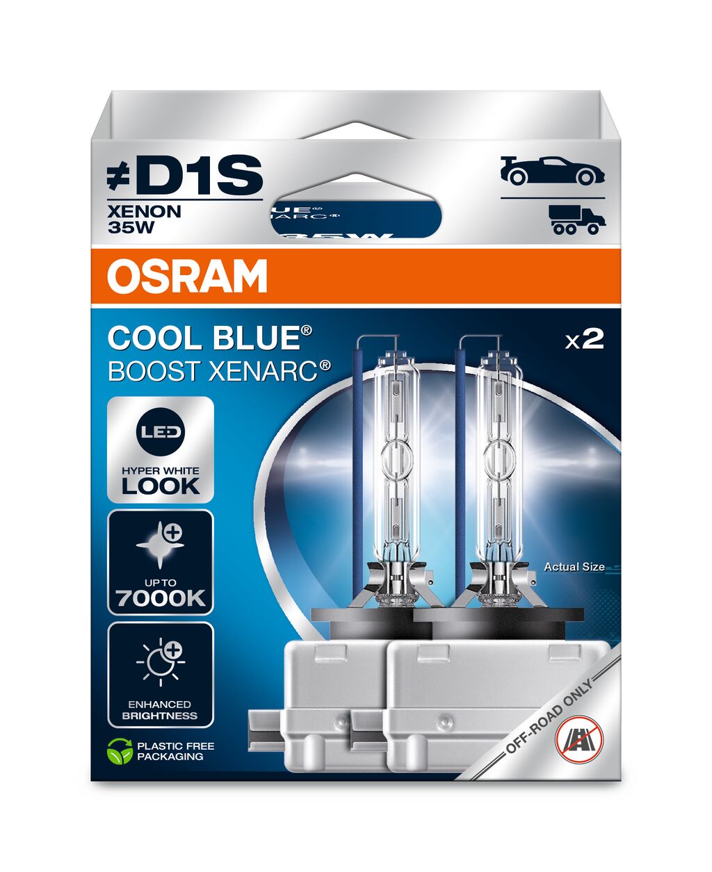 Osram Xenarc Cool Blue Boost - Off -Road D1s HID -forlygte