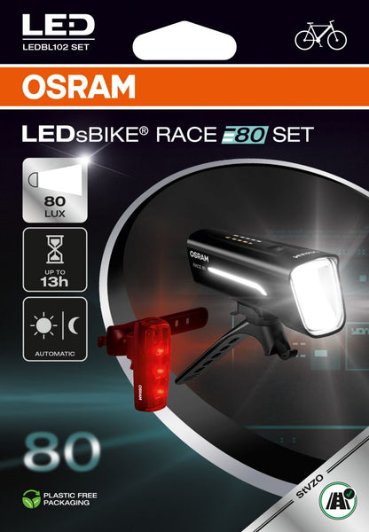 OSRAM LED CYKEL RACE 80 SÆT
