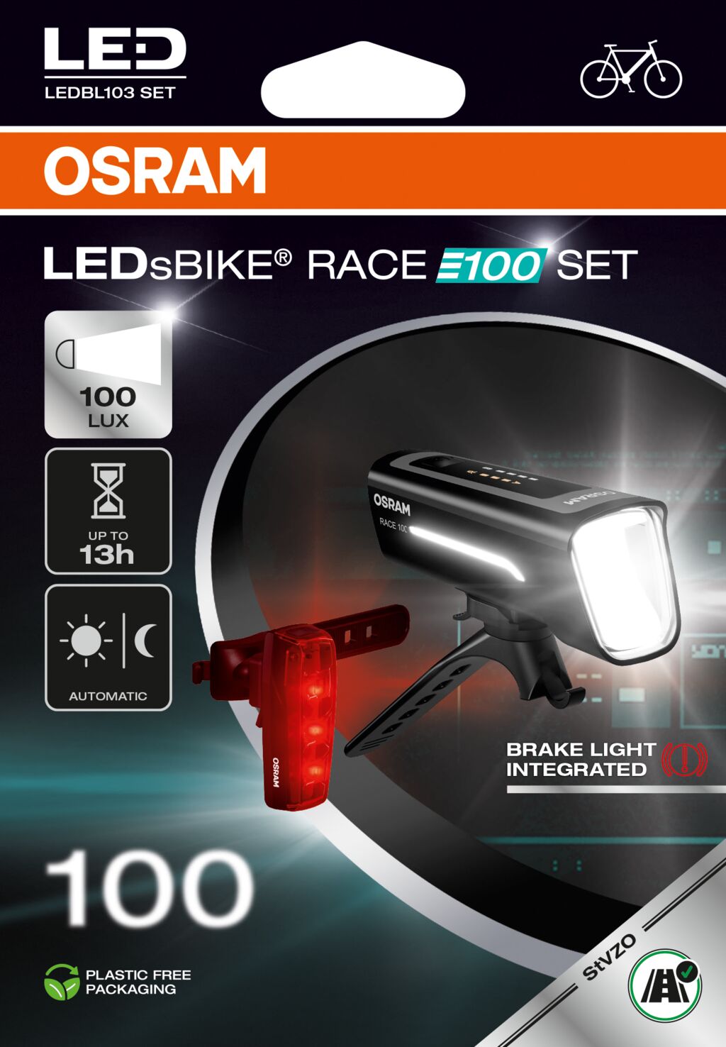 OSRAM LEDSBIKE RACE 100 SET