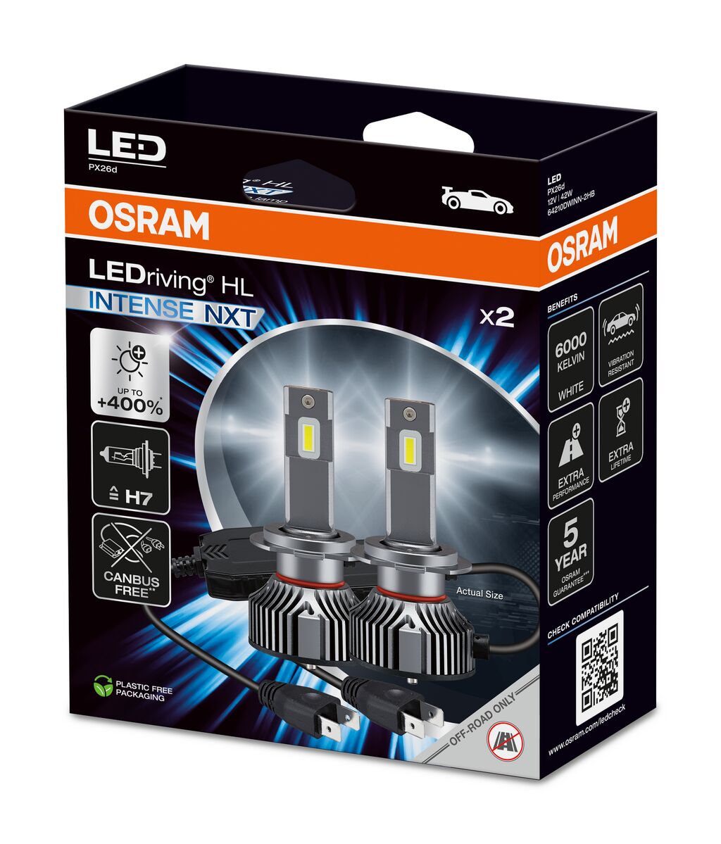OSRAM-ledning HL Intense H7-H18