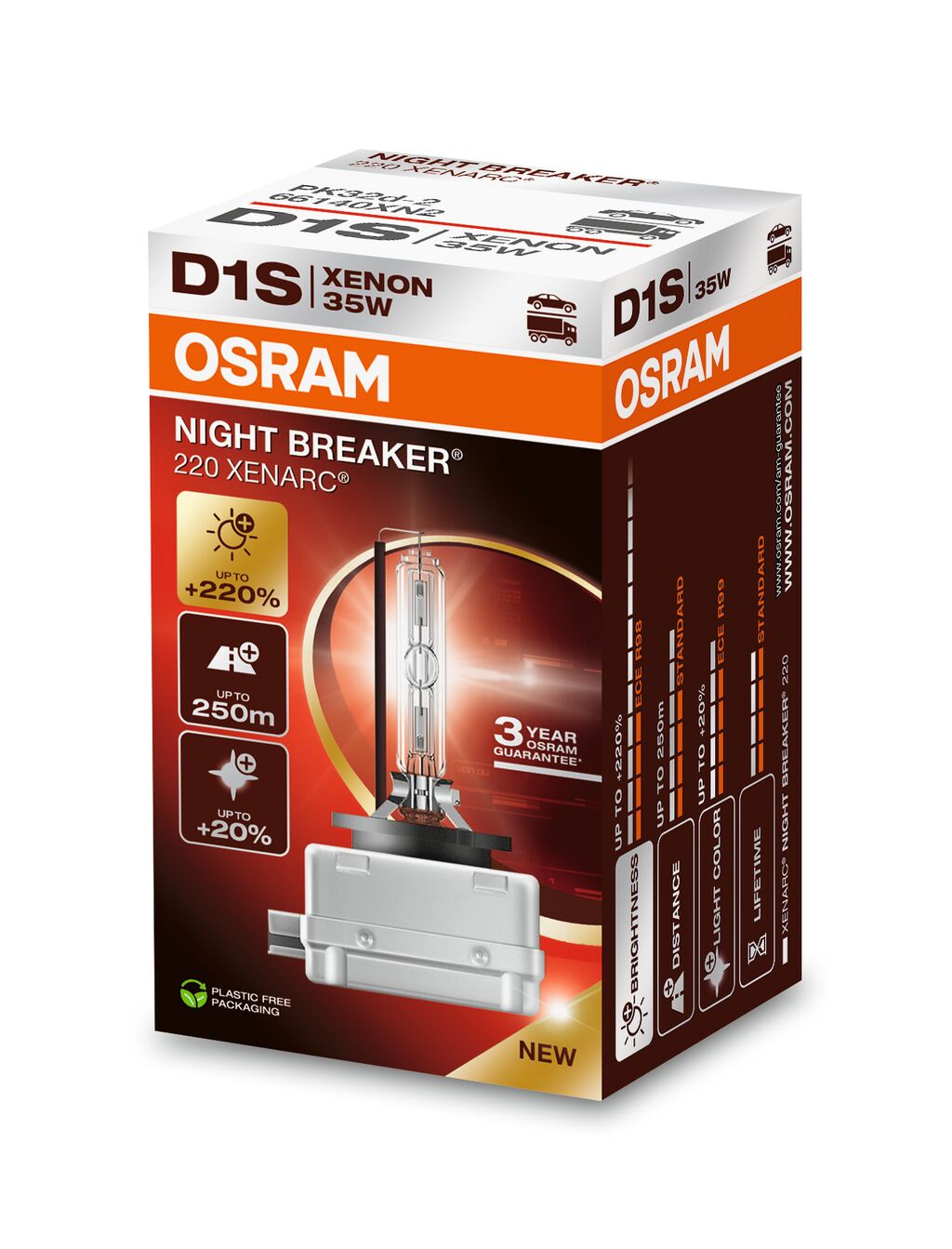 Osram Xenarc Night Breaker Laser (Next Gen) - D1S - 1 -pakke