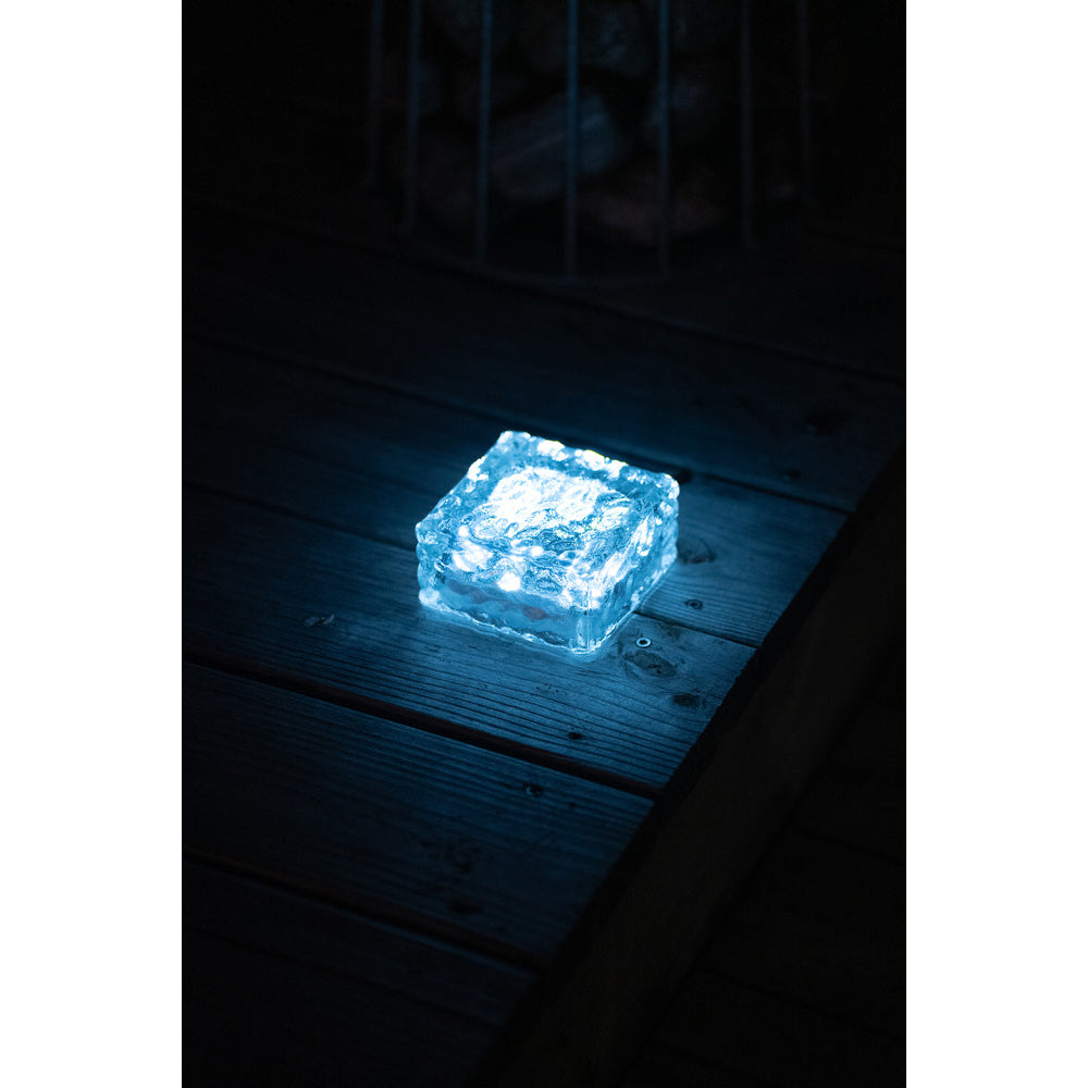 Cube solcellelampe