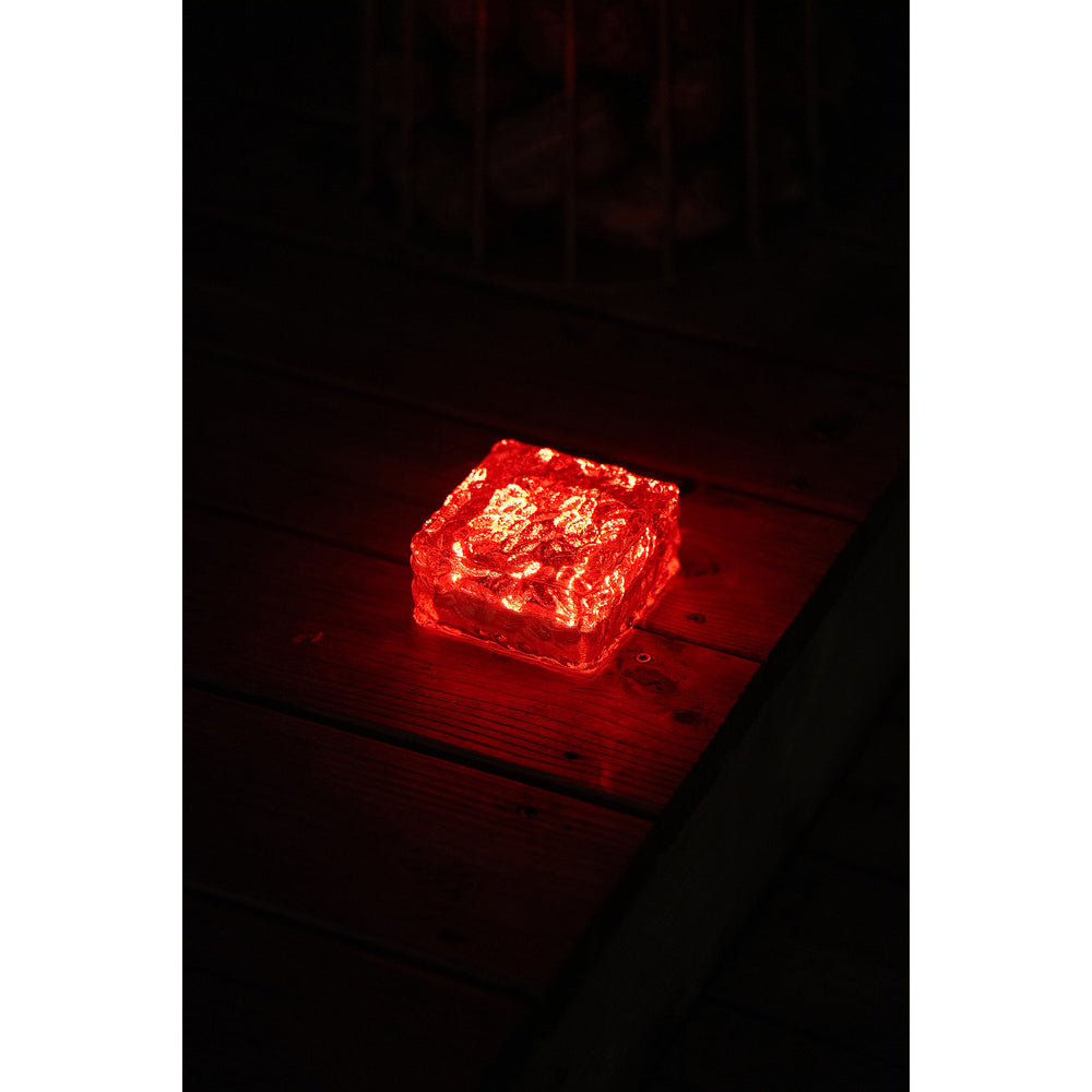 Cube solcellelampe