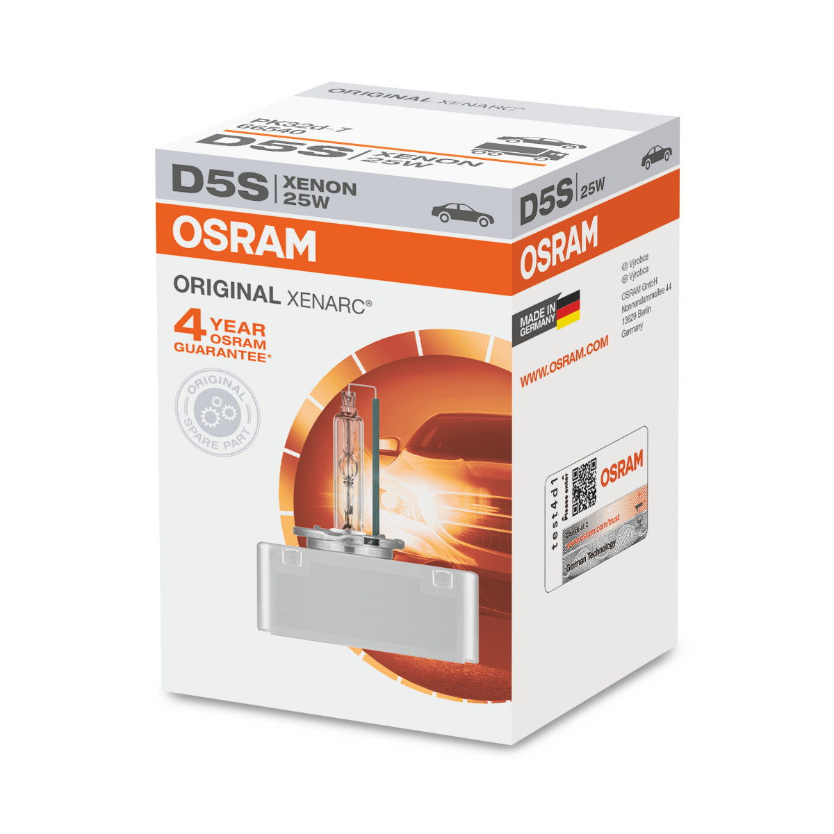 OSRAM XENARC ORIGINAL - D5S HID forlygtepære