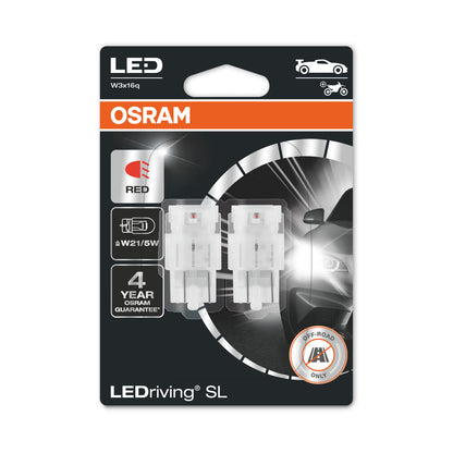 OSRAM LEDriving SL - Off-road W21-5W - rød