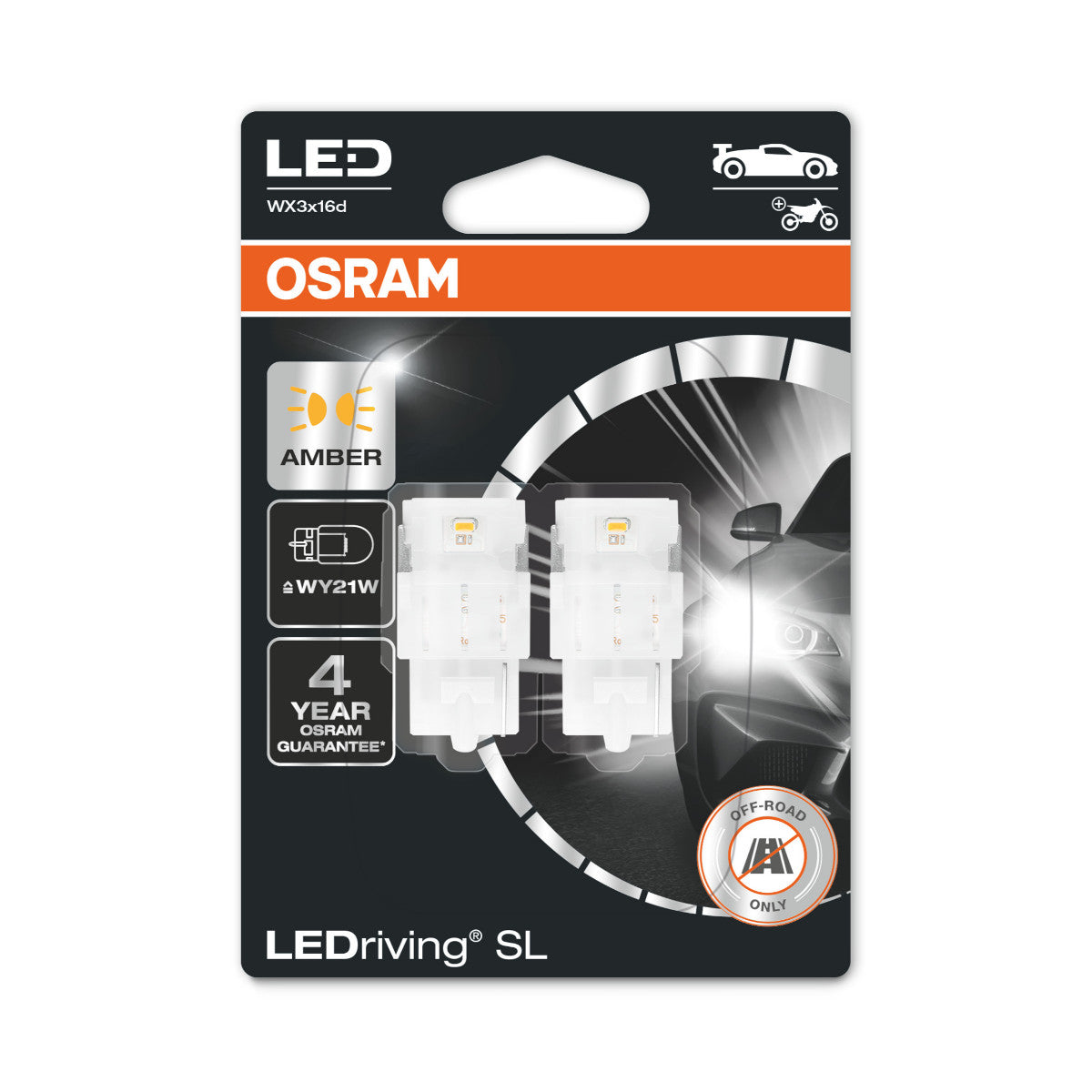 OSRAM LEDriving SL - Off-road WY21W Anvendes hovedsageligt til signalindikator