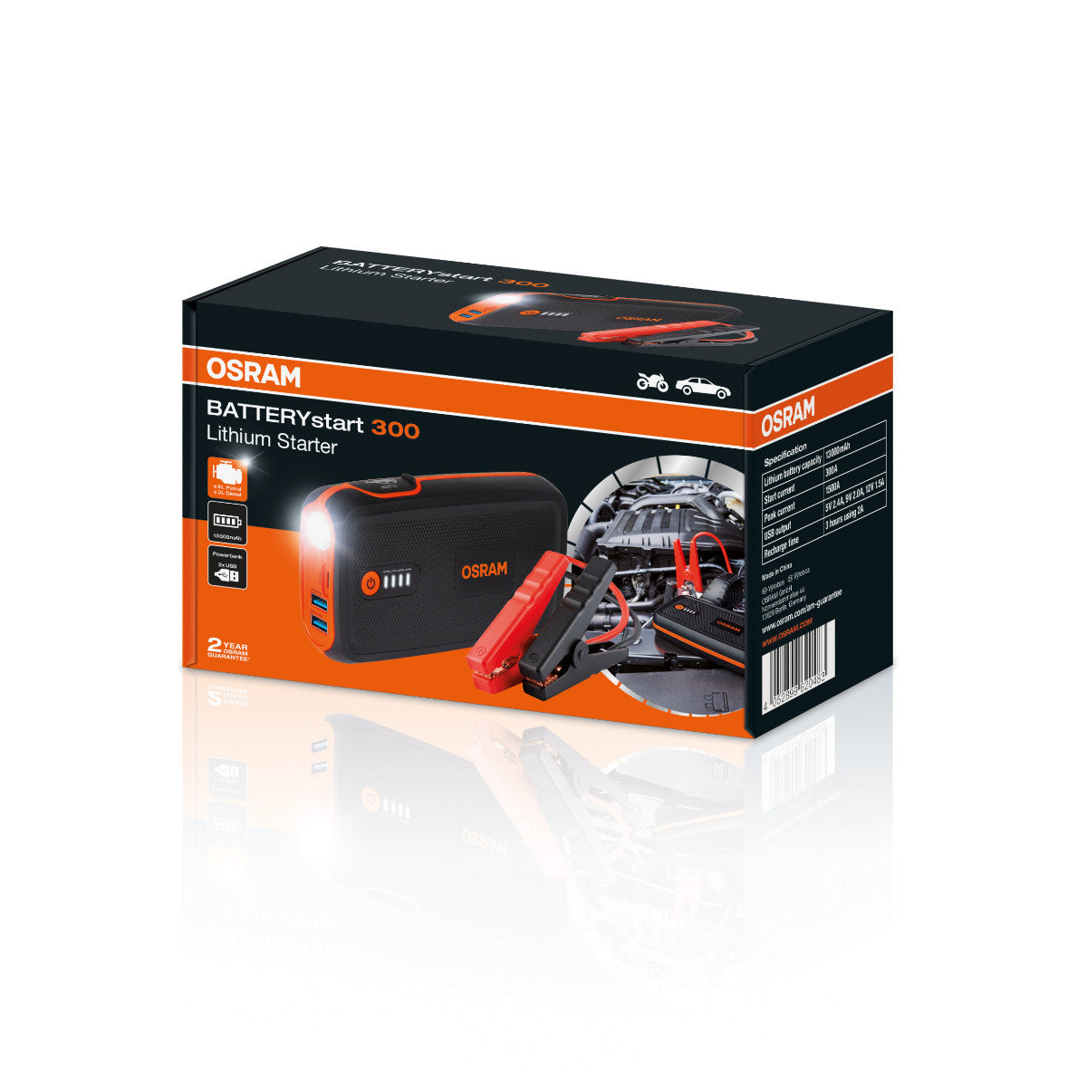 OSRAM BATTERI start - 300 Lithium Starter