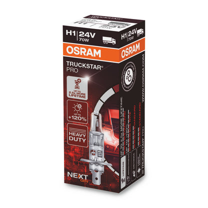 OSRAM TRUCKSTAR PRO - H1 Halogen forlygtepære - 1-PAK