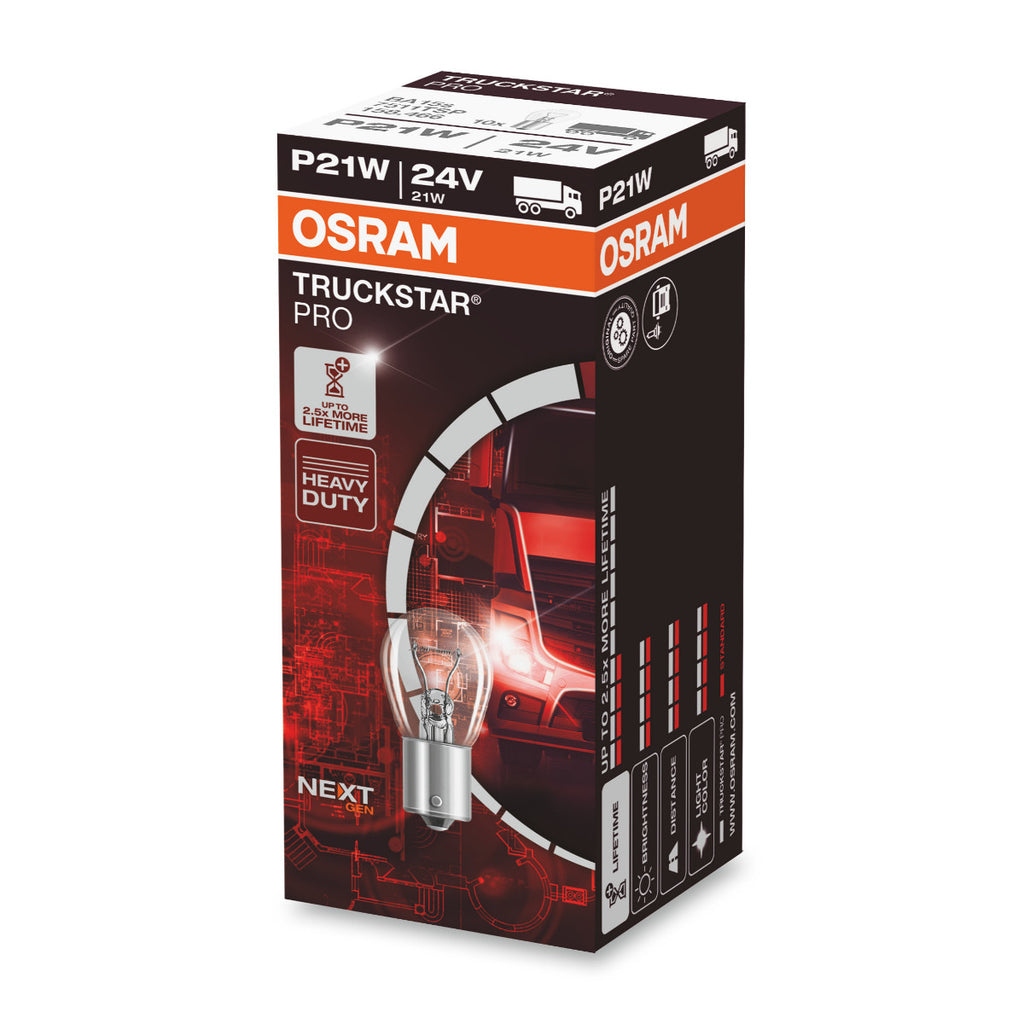 Osram Truckstar Pro - P21W Extra Light Lamp