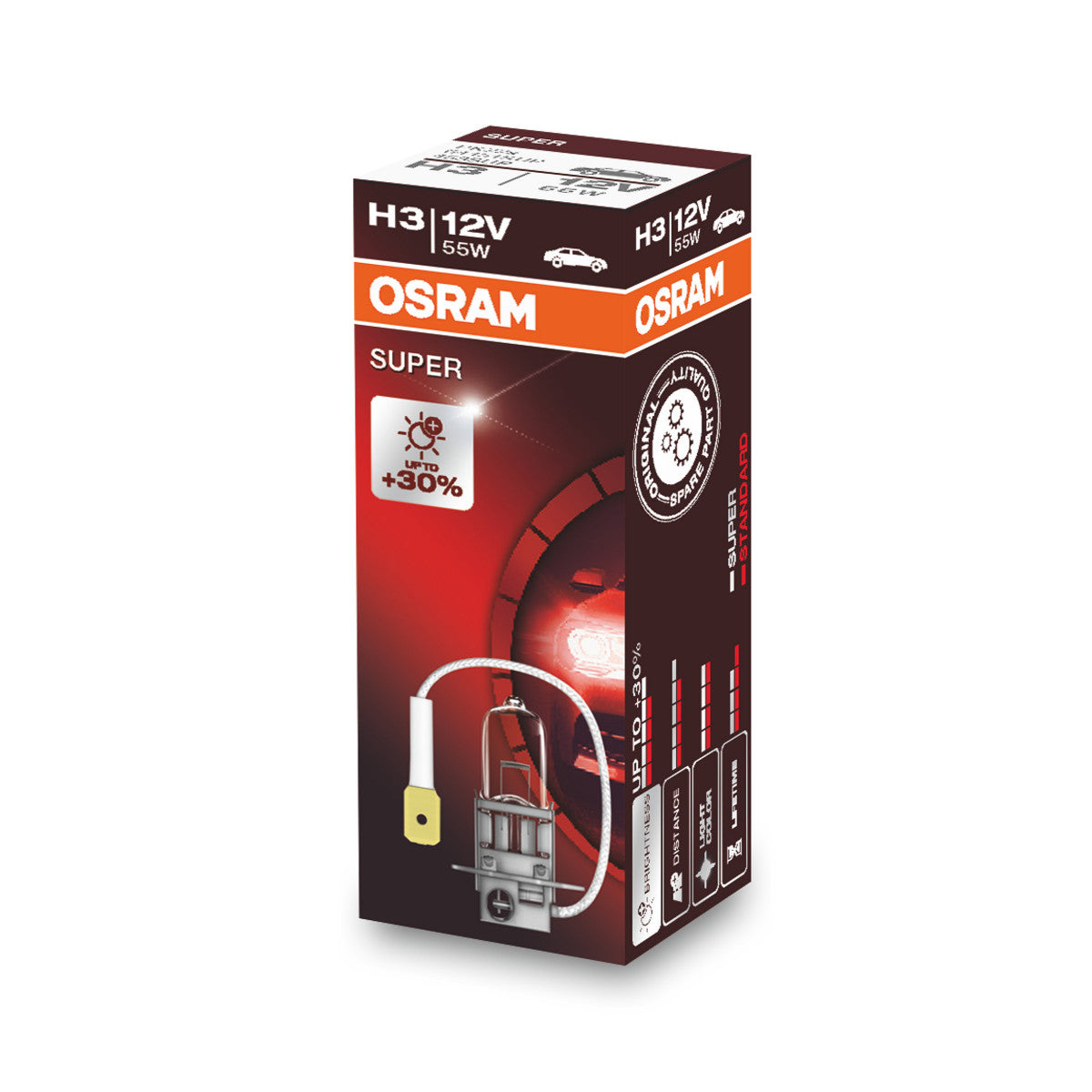 OSRAM SUPER - H3 Halogen forlygtepære