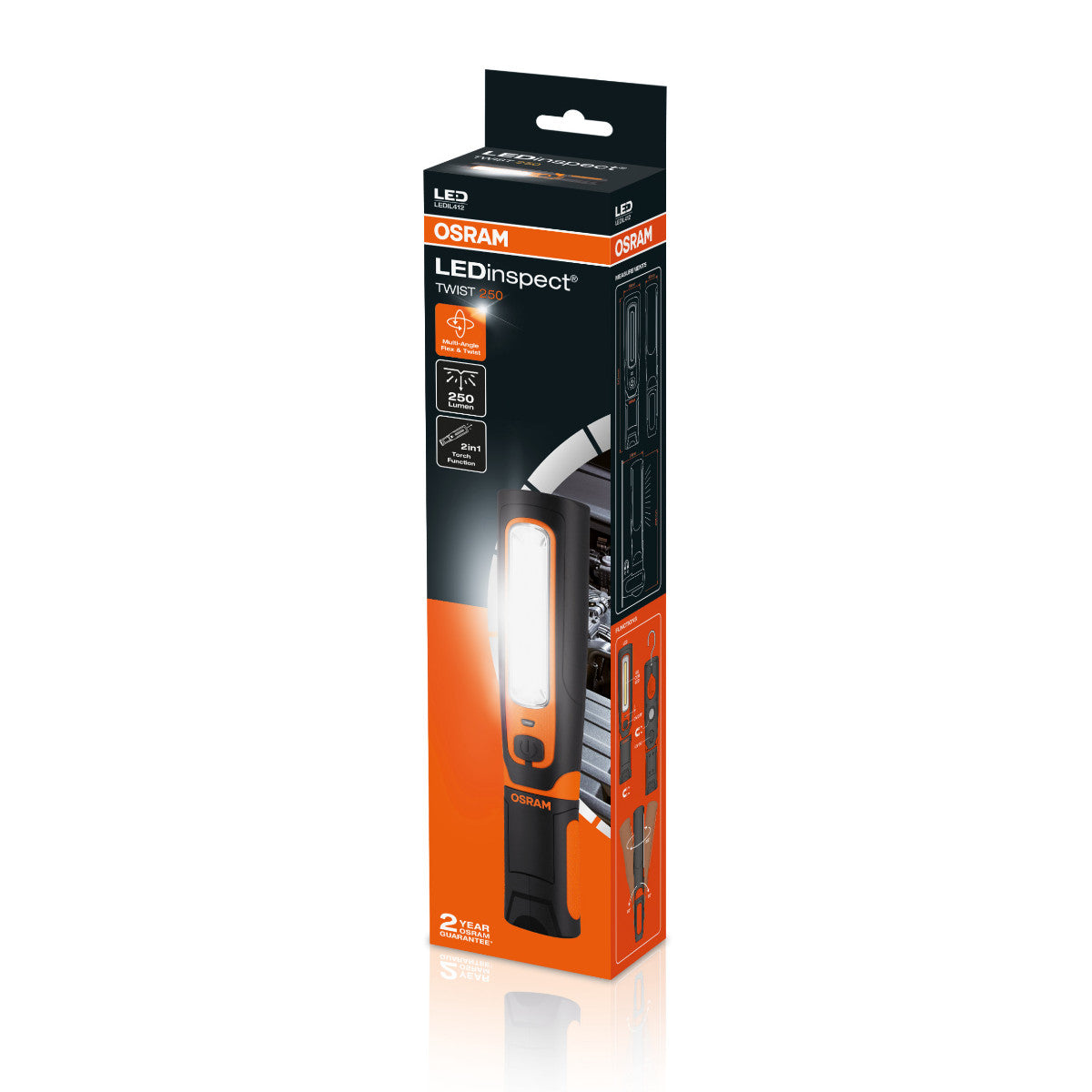 OSRAM INSPEKTIONSLAMPE - LED inspektionslys - 8 -14W - 6000K