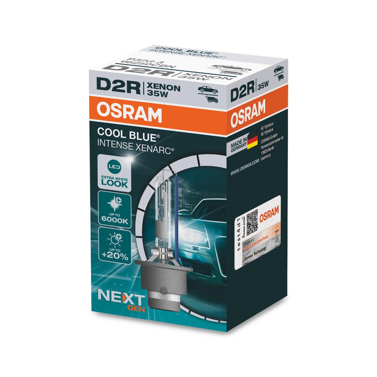 OSRAM - D2R HID -forlygte lampe