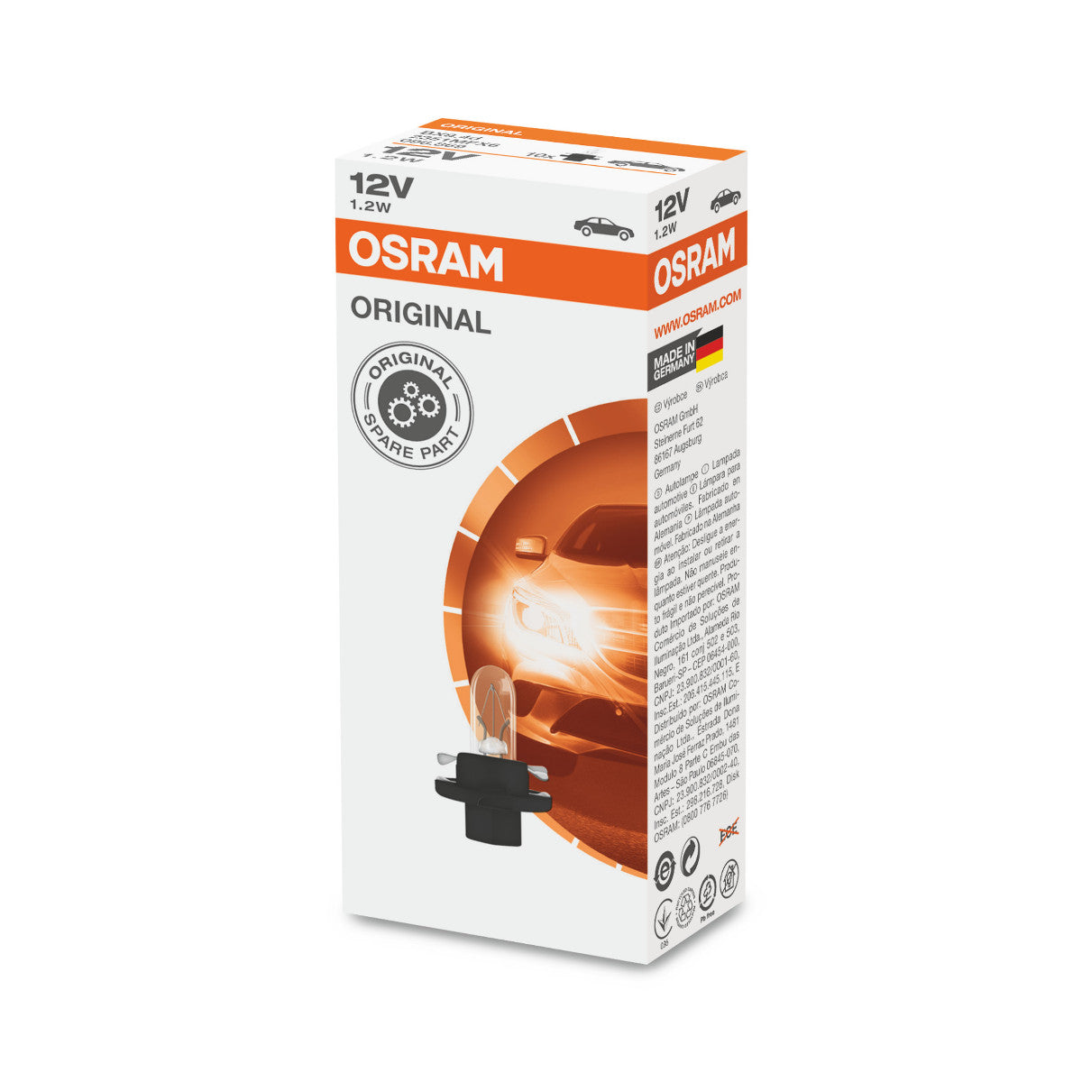 OSRAM ORIGINAL - PLASTIC MF BASE - 1 -2W - Ekstra pære