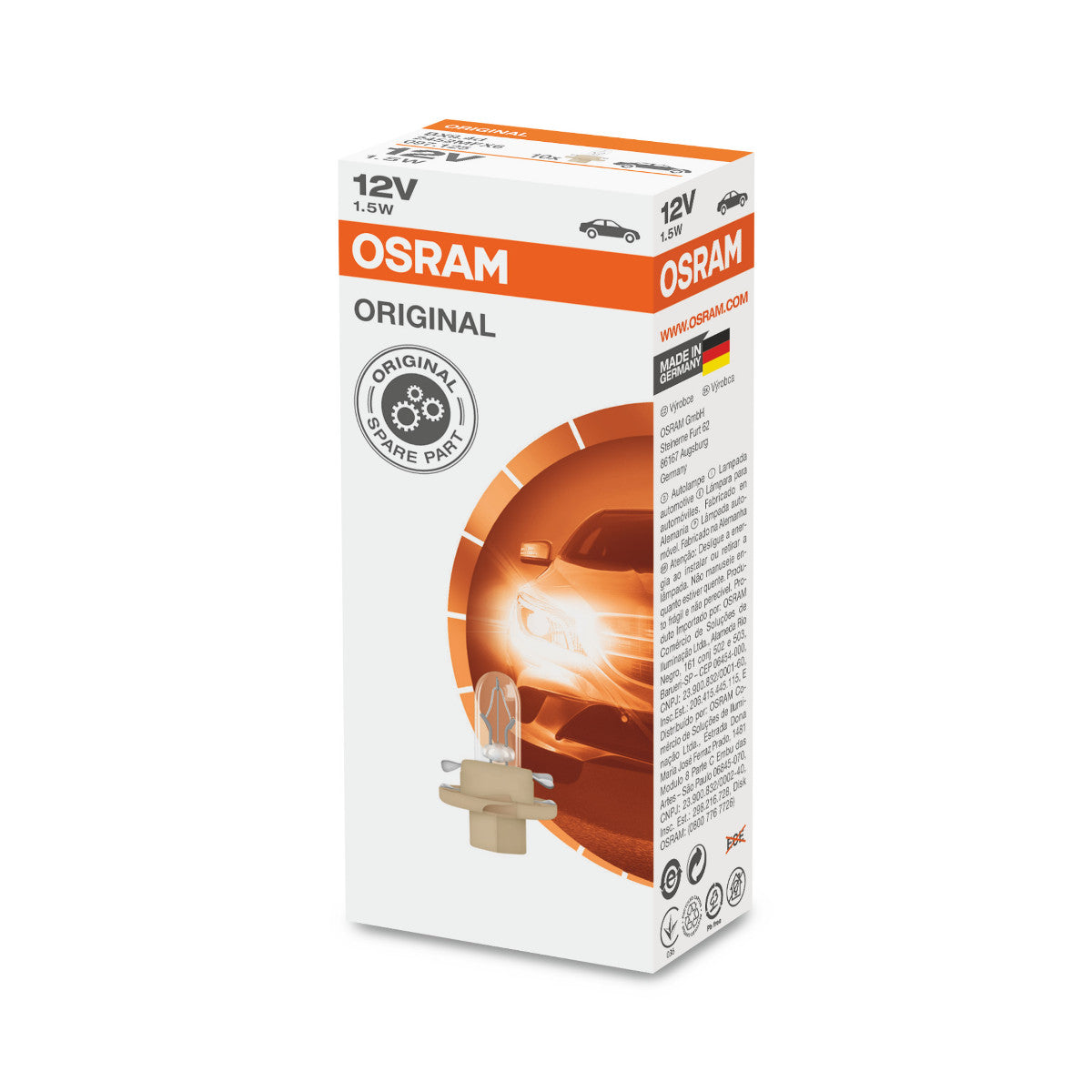 OSRAM ORIGINAL - PLASTIC MF BASE - 1 -5W - Ekstra pære