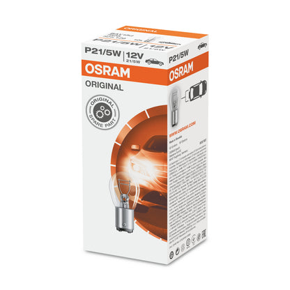 OSRAM ORIGINAL - METAL BASE - P21-5W - Ekstra pære 1-pak