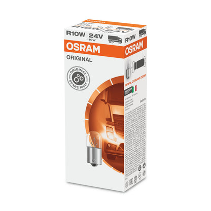 OSRAM ORIGINAL - METAL BASE - R10W - 24V