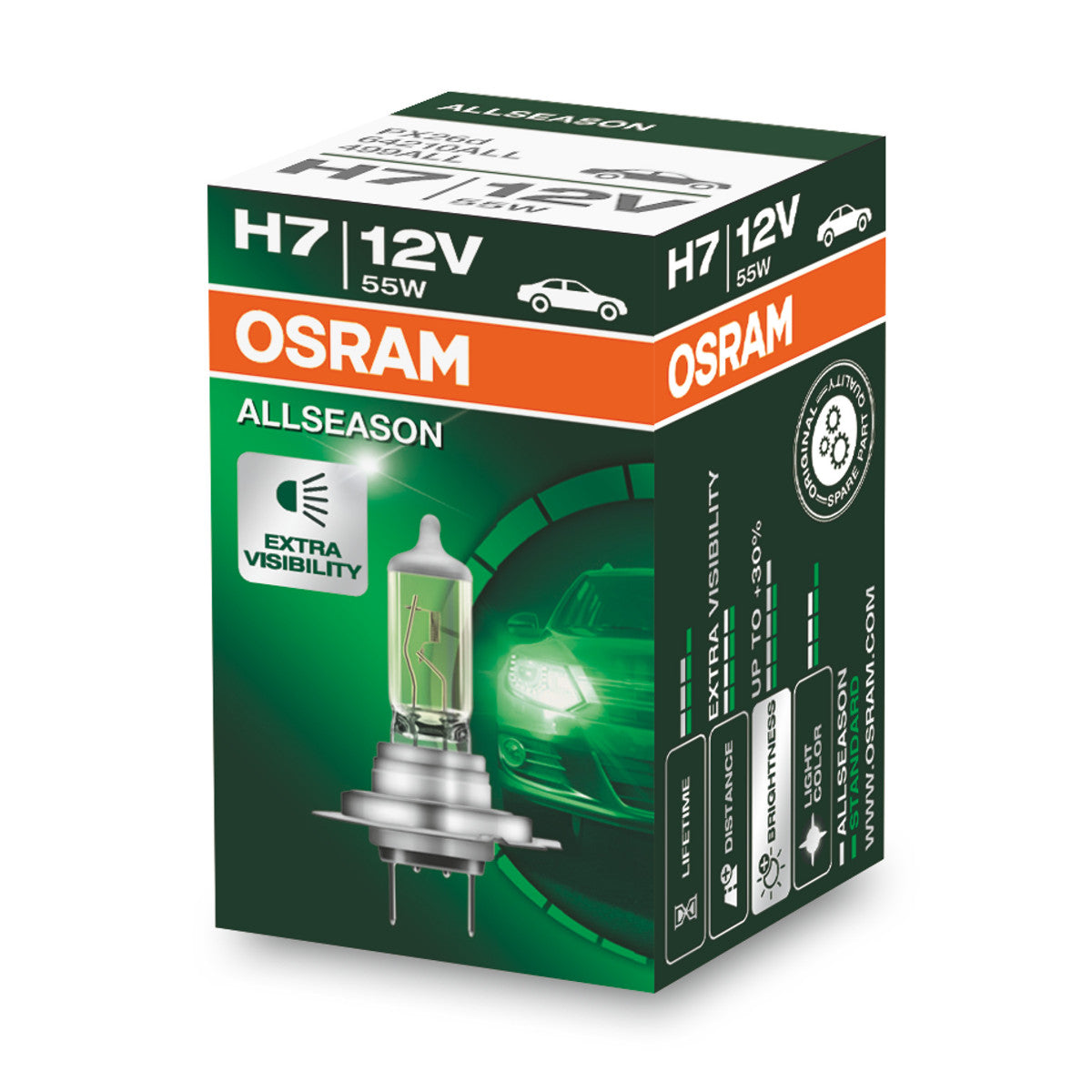 OSRAM ALLSEASON SUPER - ALLSEASON - H7 Halogen forlygtepære