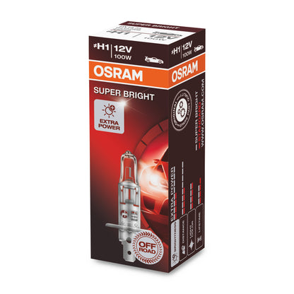 OSRAM SUPER BRIGHT PREMIUM - SUPER BRIGHT - Off-road H1 - PX14 -5s Halogen forlygtepære